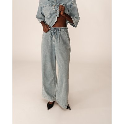 Jean large avec ceinture POMPON GRACE & MILA