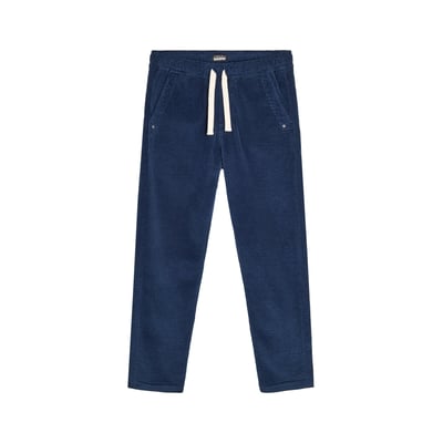 PANTALON LOOSE VELOURS NAVY PULLIN