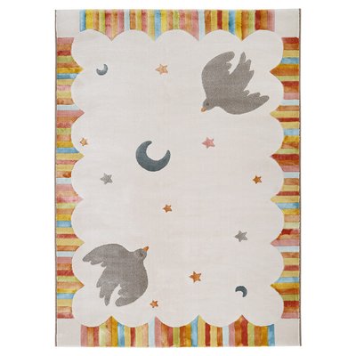 Tapis chambre enfant multicolore DANCING BIRDS NATTIOT
