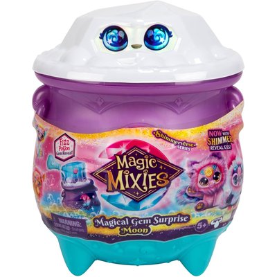 Peluche Magic Mixie au milieu des bulles du chaudron MOOSE