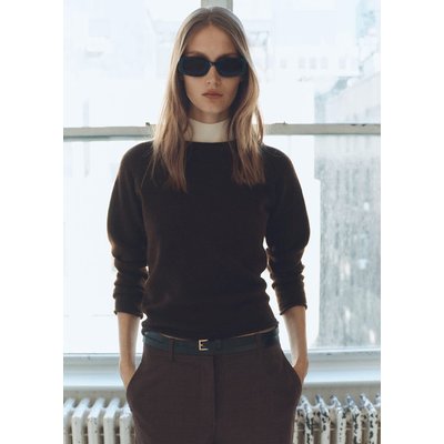 Pull-over maille col rond MANGO