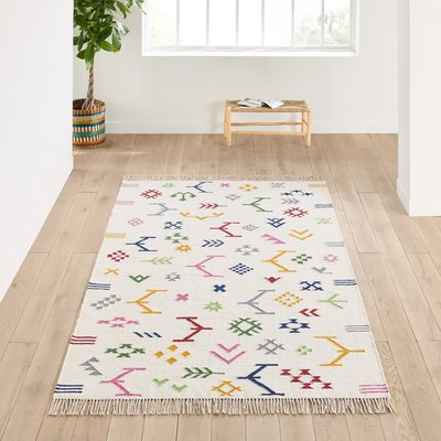 Tapete kilim de lã, estilo berbére, Ransom LA REDOUTE INTERIEURS