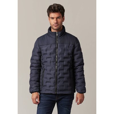 Veste homme bi-matière au matelassage graphique NICK DEELUXE