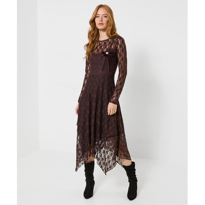 Robe Longue en Dentelle à Manches Longues Bella JOE BROWNS