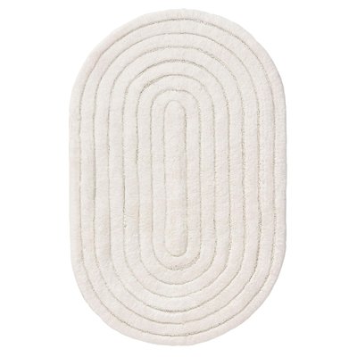 Tapis de bain ovale tufté main NIA BENUTA 