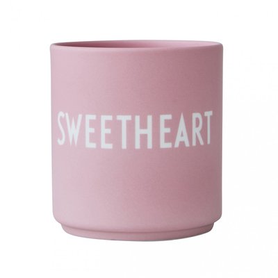 Mug Rose en Porcelaine Sweatheart DESIGN LETTERS