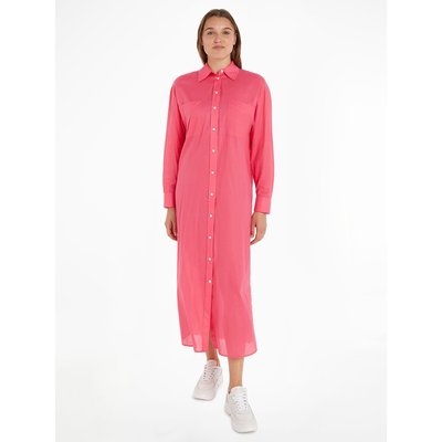Robe-chemise longue boutonnée TOMMY HILFIGER