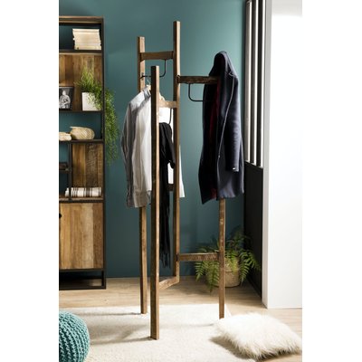Portemanteau bois de teck recyclé SWING PIER IMPORT