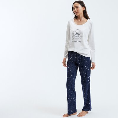 Pyjama en coton, imprimé astral SO'HOME