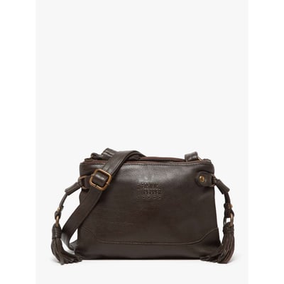 Sac bandoulière Cow cuir BASILIC PEPPER