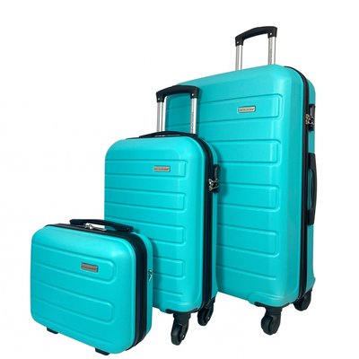 Lot 2 valises cabine et soute et vanity rigides DAVID JONES