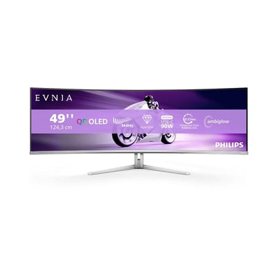 Ecran PC Gamer Evnia 49M2C8900L 49" Incurvé QHD 144Hz QD-OLED HDR 400 HDMI 2.1 Ambiglow PHILIPS