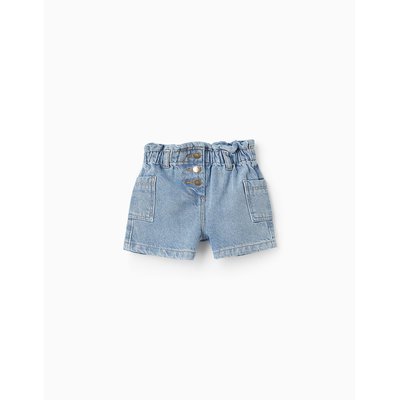 Short en Jean à Taille Paperbag ZIPPY
