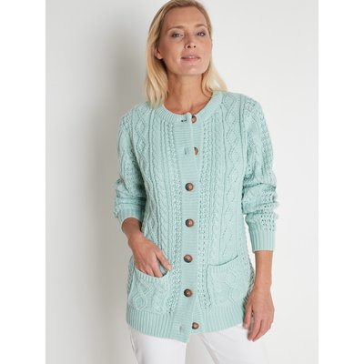 Cardigan maille torsadée DAXON