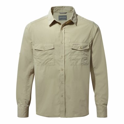 Chemise homme beige clair online