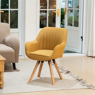Fauteuil relax rotatif style scandinave, CARSONARM MEUBLES COSY