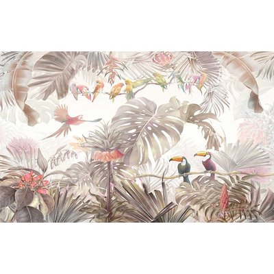 Tableau jungle jardin d'eden - 80x50 cm HEXOA