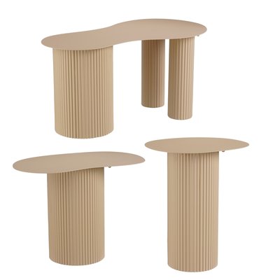 Table d'appoint Lux Marron clair MICA DECORATIONS