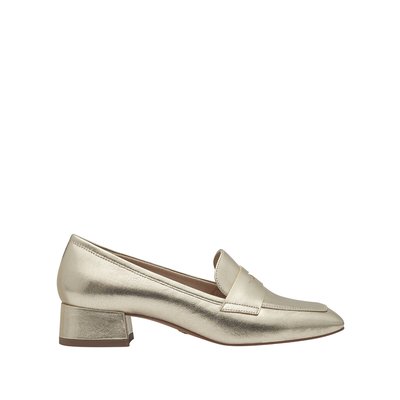 Mocassins cuir à petit talon TAMARIS