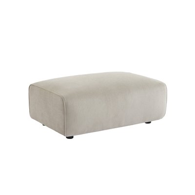 Pouf, repose-pieds pour canapé 3 places Wallas velours côtelé WALLAS SWEEEK