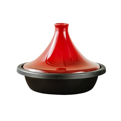 Tajine en fonte rouge 32cm LAGUIOLE