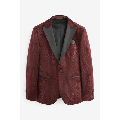 Blazer homme rouge bordeaux La Redoute
