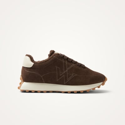 Baskets monogramme à lacets avec semelle running FLOW Plush VANESSA WU