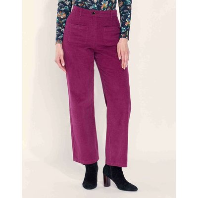 Pantalon velours violet femme La Redoute