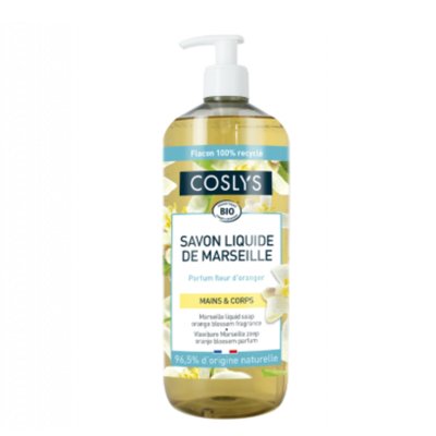 Savon liquide de Marseille  Fleur d'Oranger COSLYS