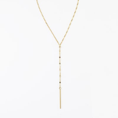Collier Y chaîne fine acier inoxydable BALABOOSTE
