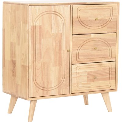 Buffet bois et rotin naturel style scandinave élégant RECOLLECTION