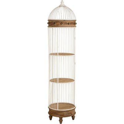 etagère romantique en métal  et bois style irrégulier RECOLLECTION