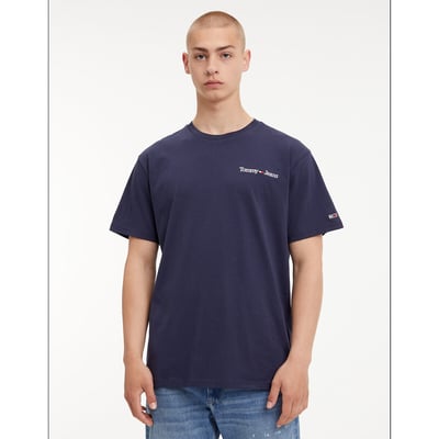 T-shirt colord logo ricamo al petto TOMMY JEANS
