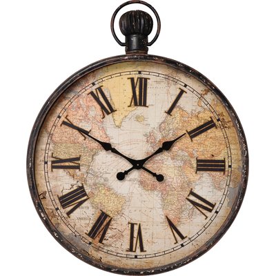 Horloge murale carte du monde KARE DESIGN