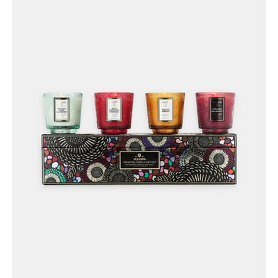 Coffret de 4 bougies - best sellers VOLUSPA