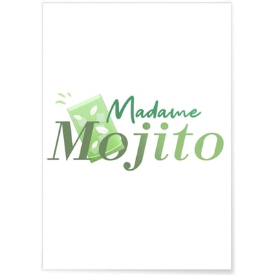 Affiche Madame Mojito L'AFFICHERIE