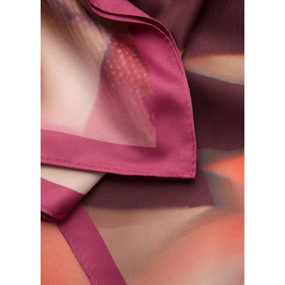 Foulard satiné imprimé MANGO
