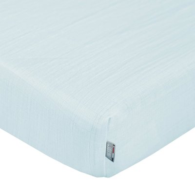 Drap housse en gaze de coton à carreaux JEANNE MAISON SEVIRA SEVIRA KIDS