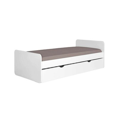 Pack lit gigogne avec 2 matelas Bois massif  LUPIN AKITEN RETAIL