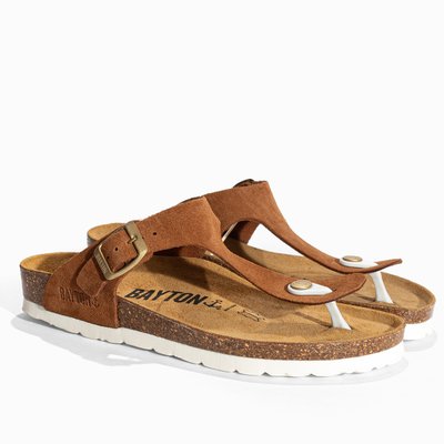 Sandales en cuir suedé MERCURE pour femme BAYTON