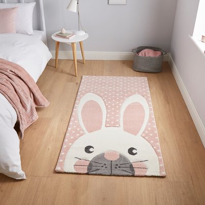 Kids Bunny Spot Patterned Rug SO'HOME