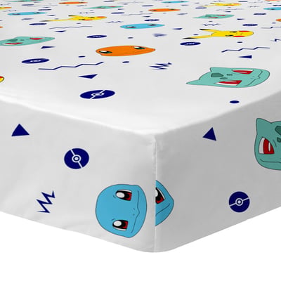Drap-housse imprimé 100% coton, ZIGGY POKEMON