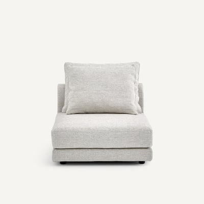 Chauffeuse modulable en toile jaspée, TIBERIO AM.PM