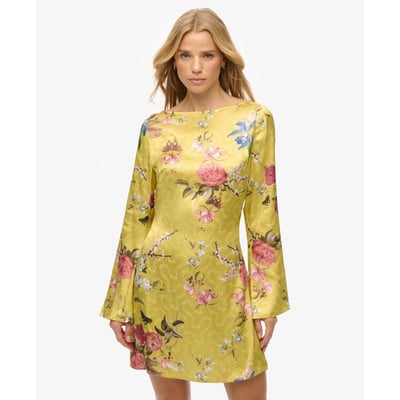 Robe Mini à Manches Évasées Jacquard SUPERDRY