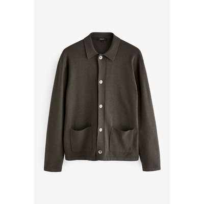 Veste-chemise boutonnée en maille NEXT