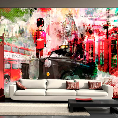 Papier peint intissé panoramique Ville et Architecture Streets of London EDEN