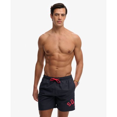 Short de bain 16 pouces Logo Imprimé SUPERDRY
