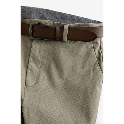 Pantalon Chino Coupe Droite Avec Ceinture NEXT