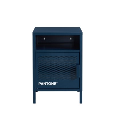 Table de chevet 1 porte en métal PANTONE - NINO DRAWER