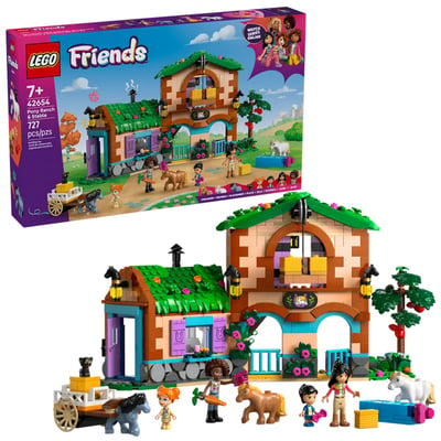 Le ranch et les écuries des poneys LEGO